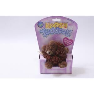 Koosh, Teddies, MIP, 1990s, In Box,  Small Plush, Vintage, Stuffed Animal, Soft,
